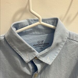 Vineyard Vines Boy’s Light Blue Oxford Shirt.